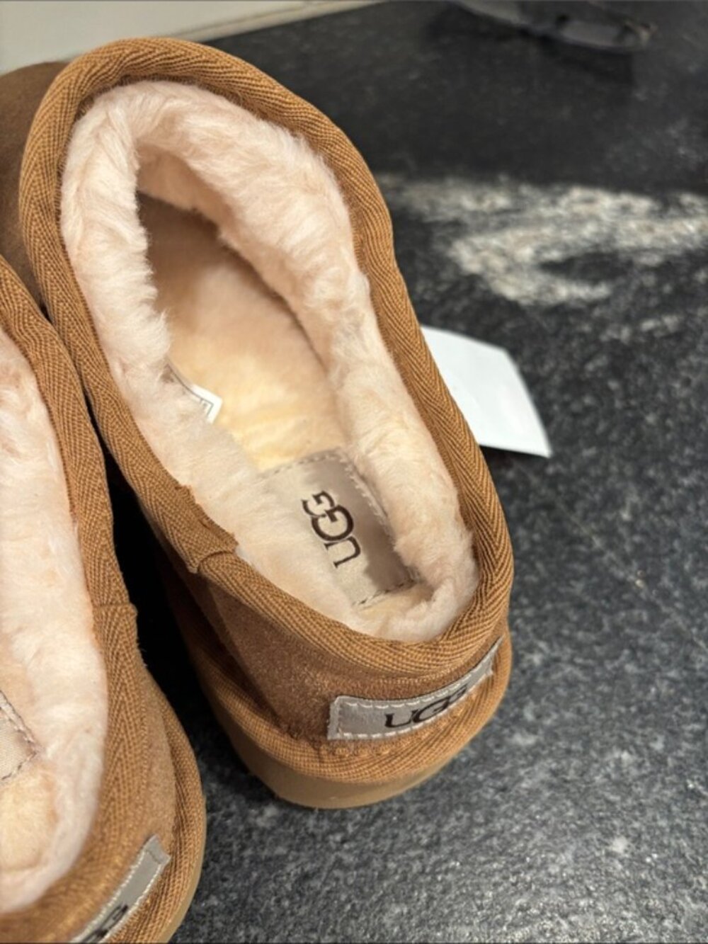 UGG Classic Mini Slipper Boots – Chestnut – Size 7 – NEW - Picture 7 of 12